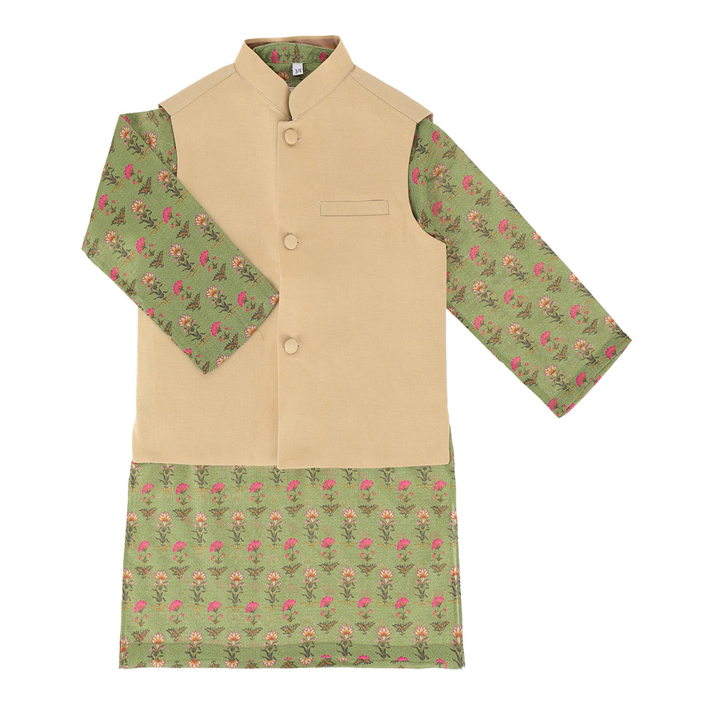 Olive with waistcoat - TLM Store